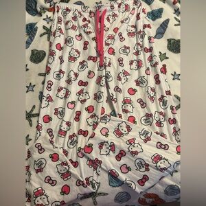 Hello Kitty White and Pink Sleep Pants